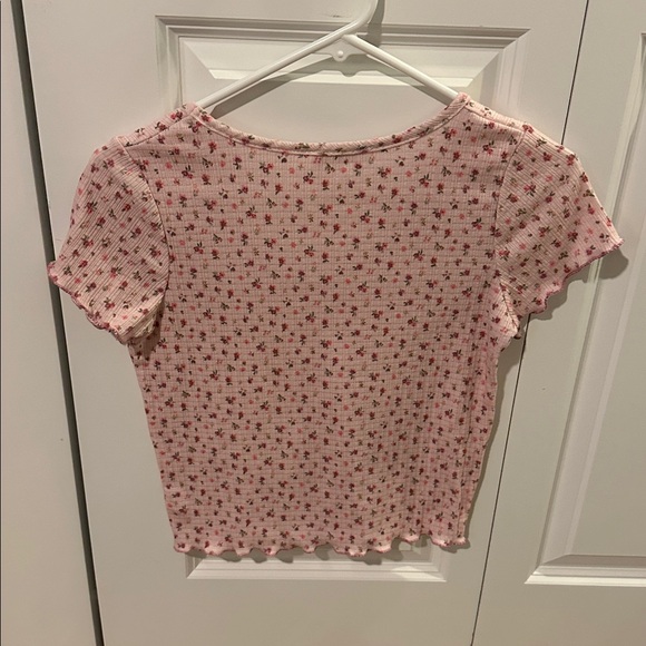 Olivia Rae Pink Floral Blouse - Picture 2 of 2